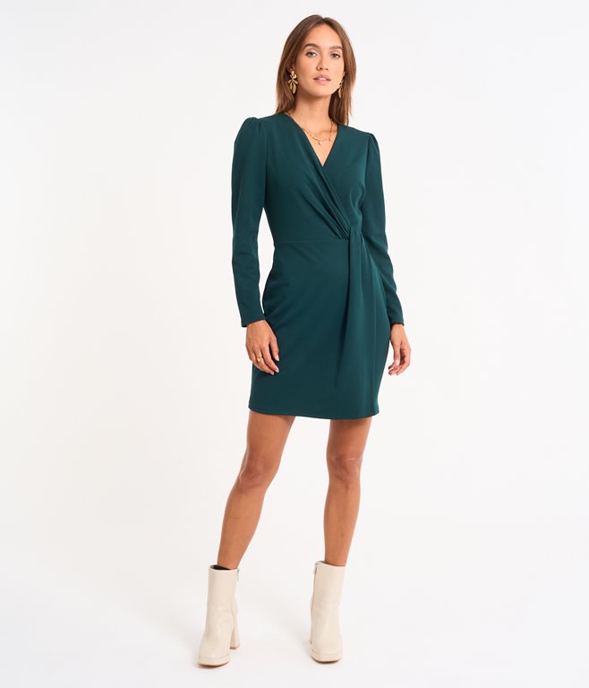 Robe drapée Maxine
