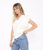 Débardeur en maille tressée