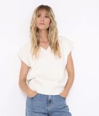 Débardeur en maille tressée