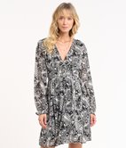 Robe cache-coeur Léonor