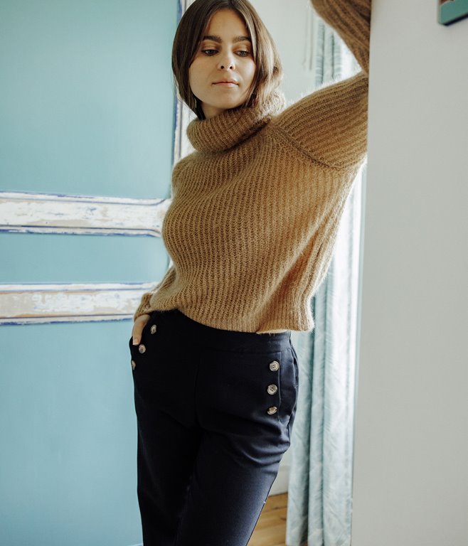 Pantalon large Sana