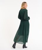 Robe longue plissée Yumi