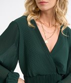 Robe longue plissée Yumi