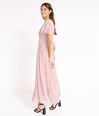Robe longue plissée Noa