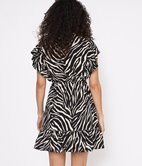 Robe cache-cœur Zebre