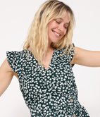 Robe cache-cœur Maguy