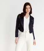 Perfecto court en suédine Ilona 