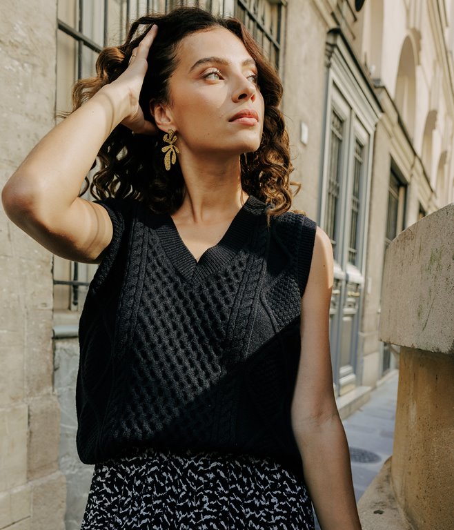 Pull sans manche Chloé