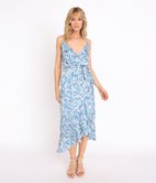 Robe longue cache-coeur Palama