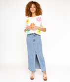 Jupe en jean Noémie