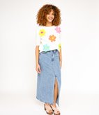 Jupe en jean Noémie