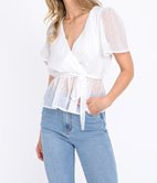 Top cache-cœur Plumy