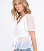 Top cache-cœur Plumy