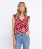 Top à volant Monika