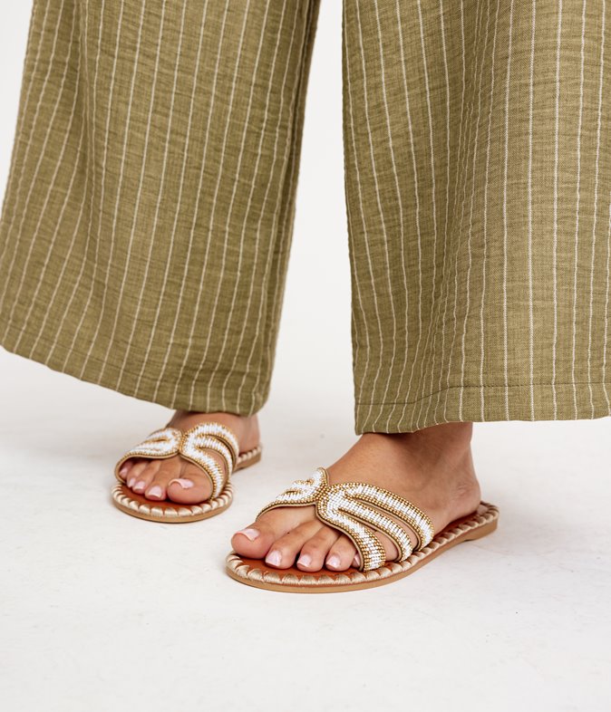 Sandales plates Perla