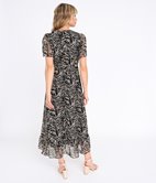 Robe longue cache-cœur Palmier