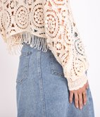 Poncho en crochet Esmaralda