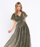 Robe longue cache-cœur Evy