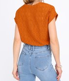 Tee-shirt col V Adrianna