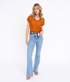 Tee-shirt col V Adrianna