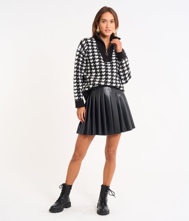 Pull pied-de-poule Marcel