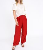 Pantalon large à boutons Méline