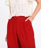 Pantalon large à boutons Méline