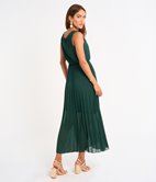 Robe longue plissée Lola