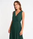 Robe longue plissée Lola