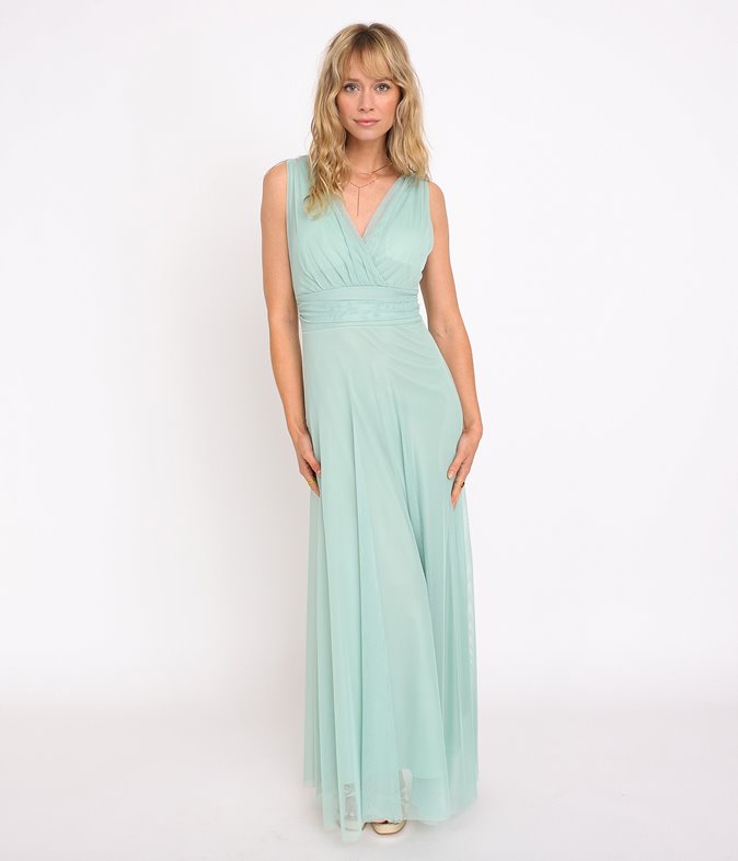 Robe longue en tulle Jill