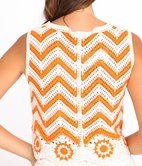 Top en crochet Calyssa