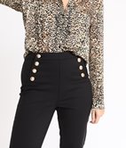 Pantalon à boutons Clélia