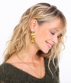 Boucles en acier inoxydable Lila