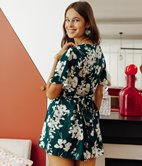 Combinaison courte Lulli fleurie