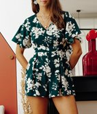 Combinaison courte Lulli fleurie