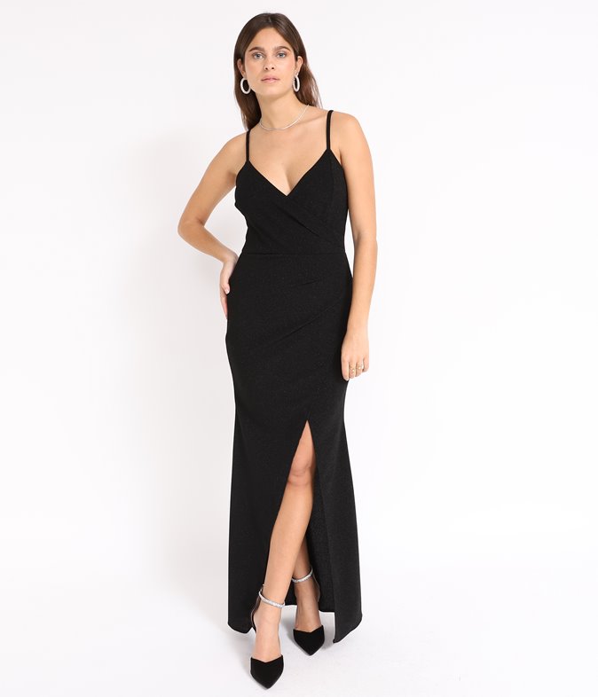 Robe longue à paillettes Marina