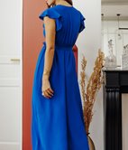 Robe longue Laurine cache-coeur