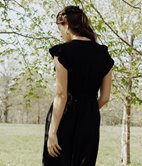 Robe longue Laurine cache-coeur