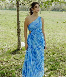 Robe asymétrique Elenza