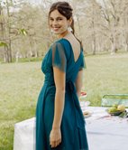 Robe cache-coeur Solene