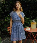 Robe cache-coeur Louison