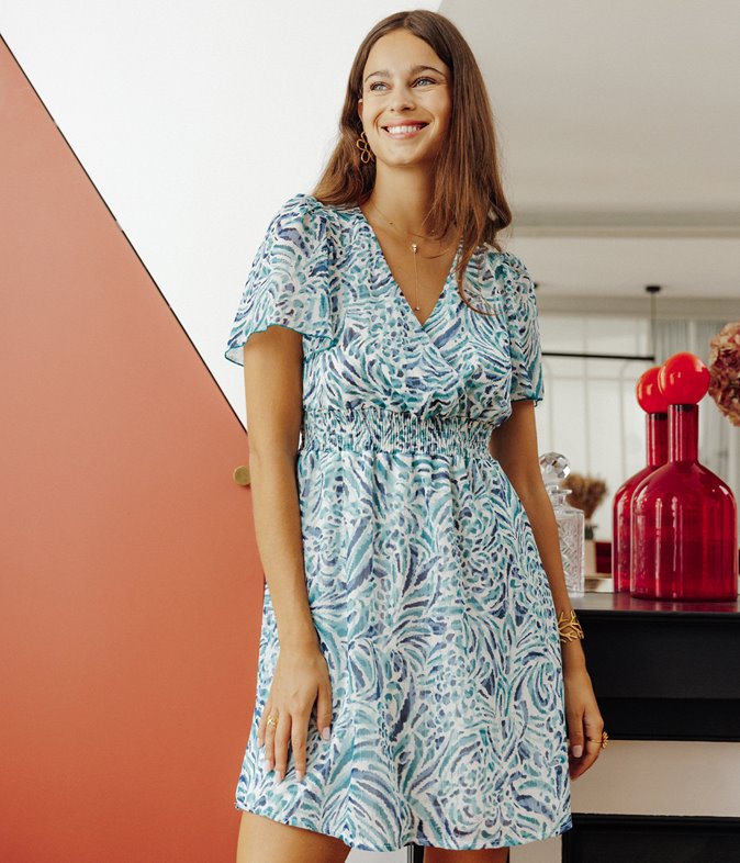 Robe Yolanda cache-coeur