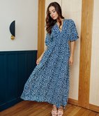 Robe longue Maguy fleurie