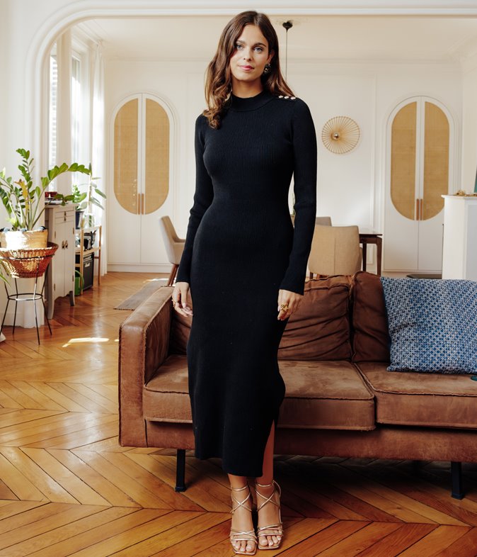 Robe longue Ben en maille