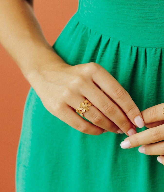 Bague Annick en acier inoxydable