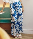 Pantalon large Guilia fleurie
