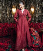 Robe longue Leana corset