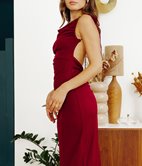 Robe longue Celena dos nu