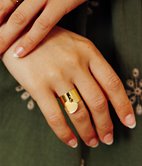 Bague en acier inoxydable Belina