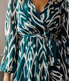 Robe longue Aurora cache-coeur